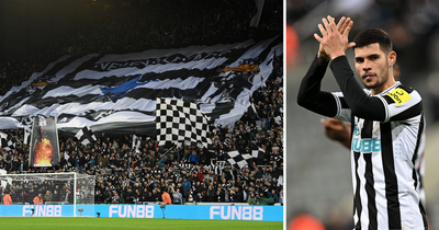 Bruno Guimaraes 'proud' of Newcastle United mentality monsters and praises Wor Flags' scarf display