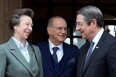 UK's Princess Anne visits British peacekeepers on Cyprus