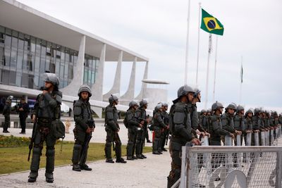 Brazil government acts against Bolsonaro backers, new protest fizzles