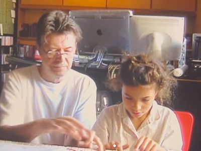 David Bowie’s daughter shares throwback video of pair playing piano together