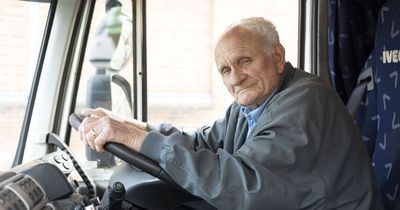 Britain's oldest lorry driver works 12-hour days and passes health MOT at the age of 90