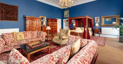 Posh Edinburgh west end property with four poster bed and chess set hits market