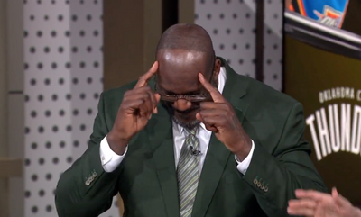 Shaq brought his hilarious hairline back on the ‘NBA on TNT’ set and got himself a new nickname
