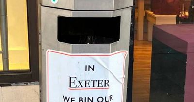 Council's nightmare as vandals make rude letter swap on anti-gum poster