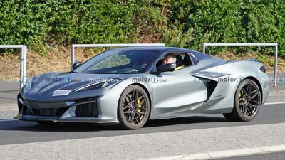 2024 Chevrolet Corvette E-Ray Hybrid Spied Completely Undisguised