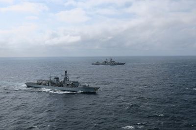 Royal Navy tracking movements of Russian warship in North Sea