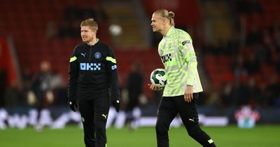 Why Erling Haaland and Kevin De Bruyne are on Man City bench vs Southampton