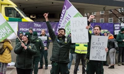 Fewer people call for ambulances on service’s biggest strike so far