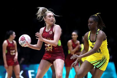 England netball make winning start to three-match series against Jamaica