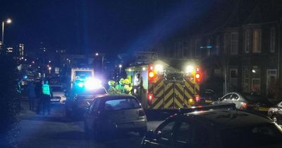 Car 'flips onto its side' after crash in Aberdeen as emergency services race to scene