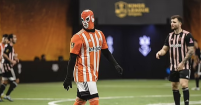 Mystery La Liga star dons Mexican WRESTLING disguise to play in Gerard Pique's Kings League and defy club