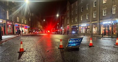 Edinburgh man hit by bus in city centre and rushed to hospital with serious injuries
