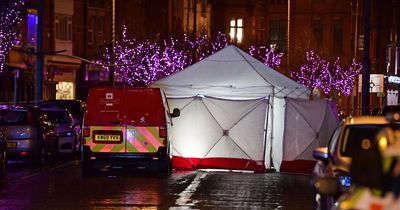White tent in middle of road after woman hit by two cars