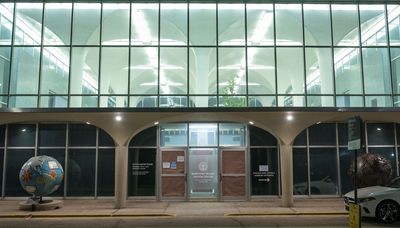 Northerly Island visitor center serving as temporary housing for migrants