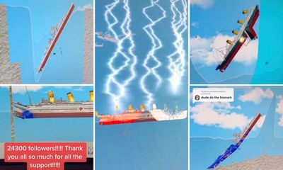 ‘Uh oh … boom!’: TikTok is in love with simulated shipwrecks