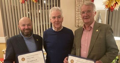 Dumfries Devorgilla Rotary Club members honoured with Paul Harris Fellows Awards