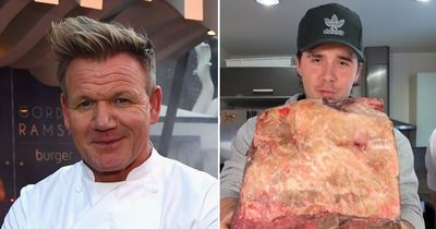 Gordon Ramsay defends Brooklyn Beckham's cooking after he serves '£300 raw' Sunday roast
