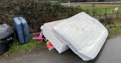 Woman fed up with fly-tipping dumps waste at address she found among the rubbish