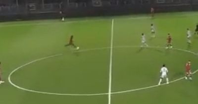 Footage emerges of Billy Koumetio scoring stunning Liverpool goal from inside own half