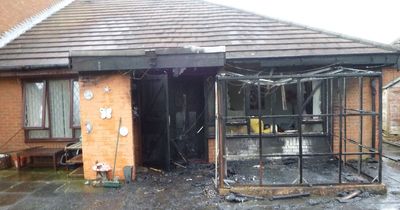 Shocking pictures show aftermath at North Shields home after man escapes blaze started by discarded cigarette