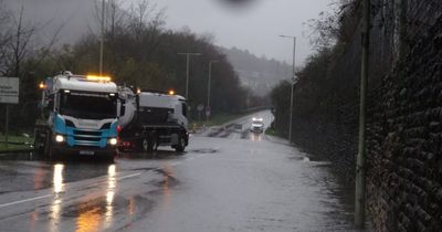 The full list of roads closed due to flooding in Wales