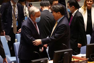 U.N. chief says onus on North Korea to return to talks