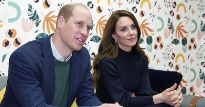 Prince William jokes about wardrobe 'chaos' as he twins with Kate after Meghan claim