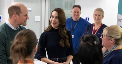Prince William and Princess Kate thank NHS staff for their 'amazing' work