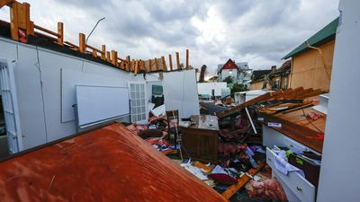 At least 9 people were killed as a giant storm system hit the Southern U.S.