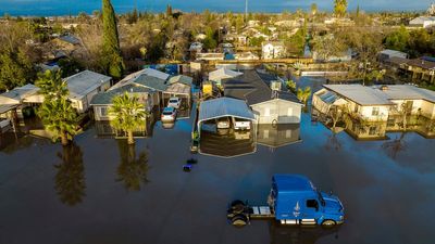 Series of drenching California storms put dent in drought