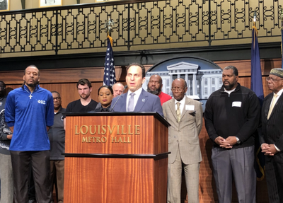 After rash of homicides, new Louisville mayor calls on community to prevent violence