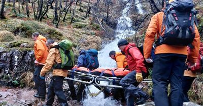Hiker rushed to hospital with ankle injury following rescue mission near Fort William