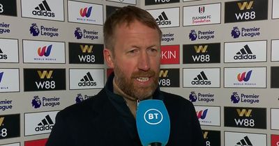Graham Potter reacts to Joao Felix red card and subsequent three-match Chelsea ban