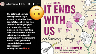 Why Did Colleen Hoover Think A Colouring Book About Domestic Violence Was A Good Idea?