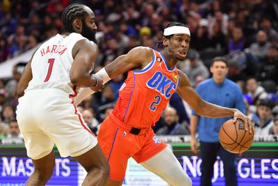 Player grades: Thunder surprise Sixers in shocking 133-114 road win