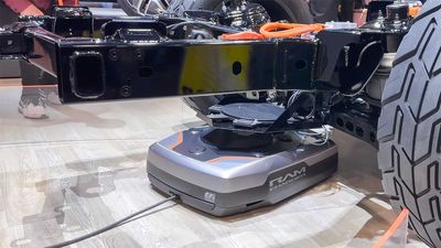 Ram Trucks Made An Inductive Charging Robot For The Upcoming Revolution Truck