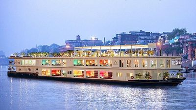 PM Modi Flags Off World's Longest River Cruise MV Ganga Vilas In Varanasi