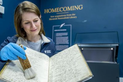 ‘Treasure trove’ of never seen before Burns work goes on public display