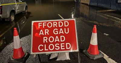 The full list of roads closed on Friday as flooding clean up begins