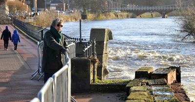 Concerns raised over Dumfries Whitesands wall after section knocked over during floods