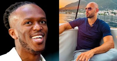 KSI slams Andrew Tate's 'Top G' persona as 'cringey' and tells fans 'don't put me on a pedestal'