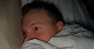 Woman baffled as husband sleeps with eyes wide open - others say they'd have to dump him