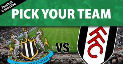 Choose your Newcastle United starting XI vs Fulham for Premier League clash