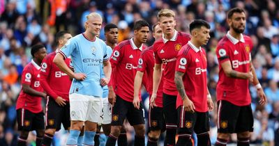 What time and TV channel is Manchester United v Manchester City on?