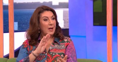 Jane McDonald chokes up on BBC's The One Show as Alex Jones put in place