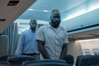 How Mike Colter's surprising first acting role prepared him for 'Plane'