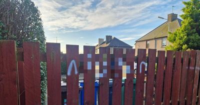 Vile racist slur painted across fence of home in Fife town