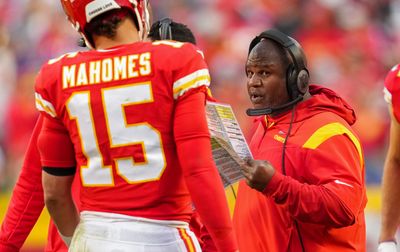 Chiefs OC Eric Bieniemy interviews for Colts head coaching job