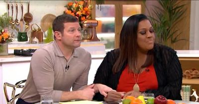 This Morning's Alison Hammond aplogises as she's offered support by Dermot O'Leary after being reminded of heartbreaking loss