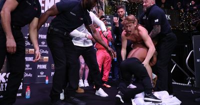 Likkleman takes down influencer B-Dave as pair are dragged apart at boxing weigh-in